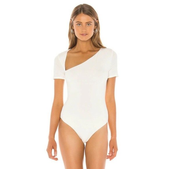 Lovers + Friends Portia Bodysuit White Short XXS - Picture 2 of 5